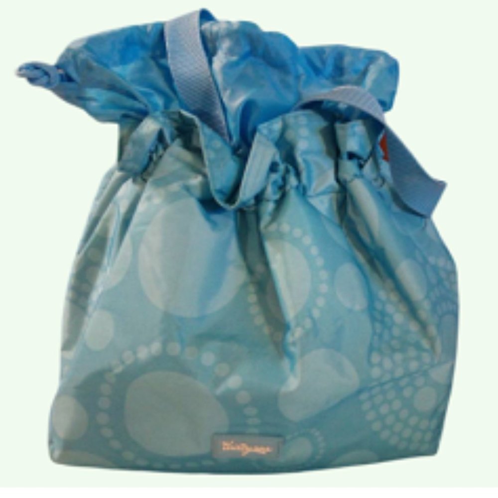 THIRTY-ONE Insulated Cinched Turquoise Lunch Bag        Size  10.5 in. X 9.5 in.